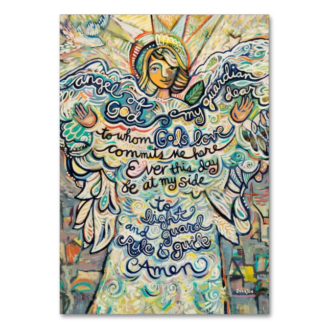 Carte de prière Guardian Angel (Par défaut)