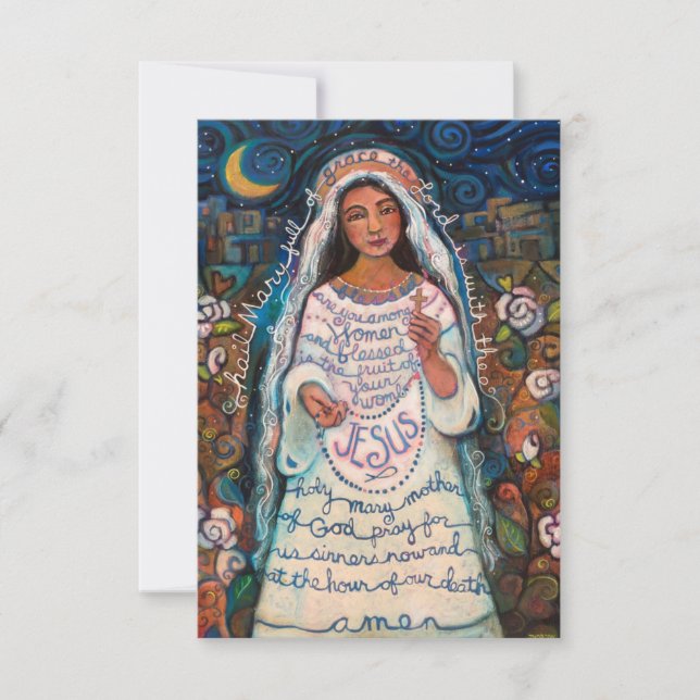 Carte de prière Hail Mary (Devant)
