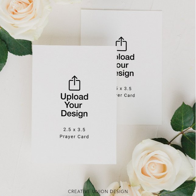 Carte de prière imprimée de 2,5 po x 3,5 po (Créateur téléchargé)