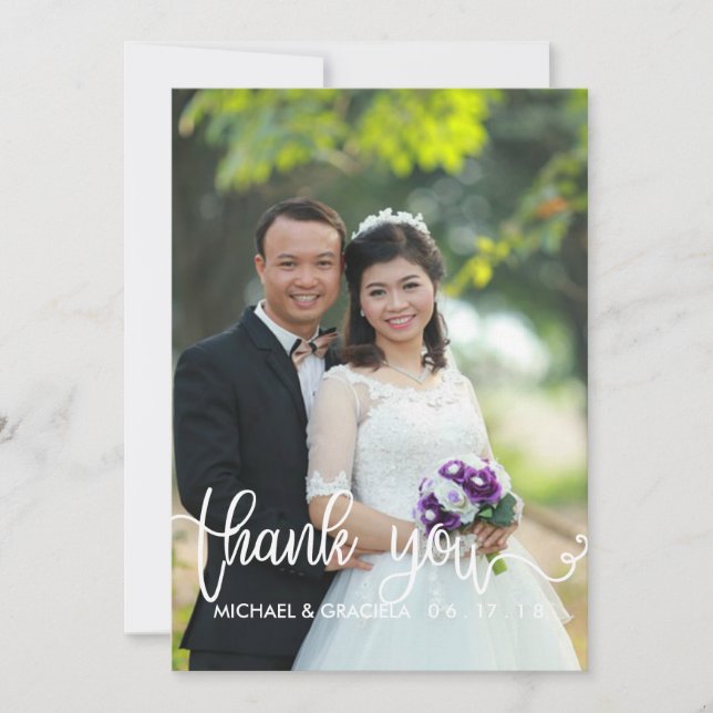 Carte de prière Mariage catholique | Superposition (Devant)
