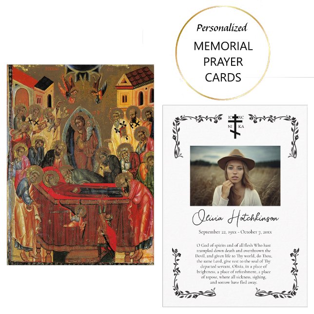 Carte de prière minimaliste orthodoxe (Créateur téléchargé)