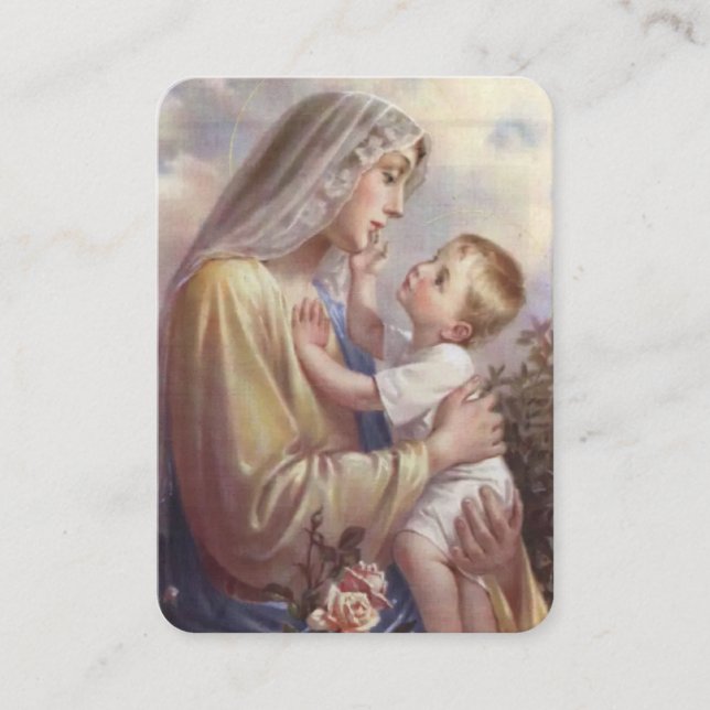 Carte de prière Noël Novena (Devant)