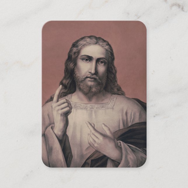Carte de prière Notre Père (Devant)