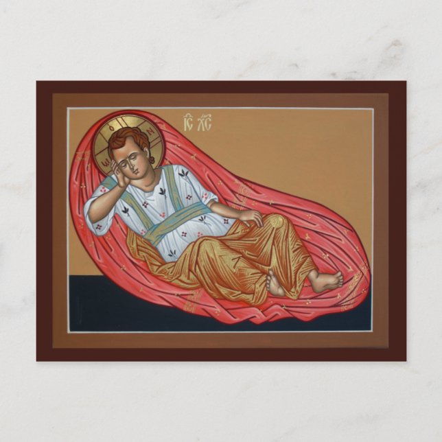 Carte de prière oculaire en sommeil (Devant)