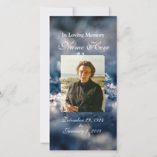 Carte de prière personnalisée / Cartes de prière (Devant)