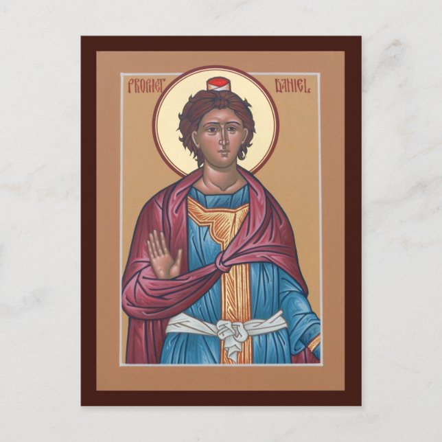 Carte de prière Prophète Daniel (Devant)