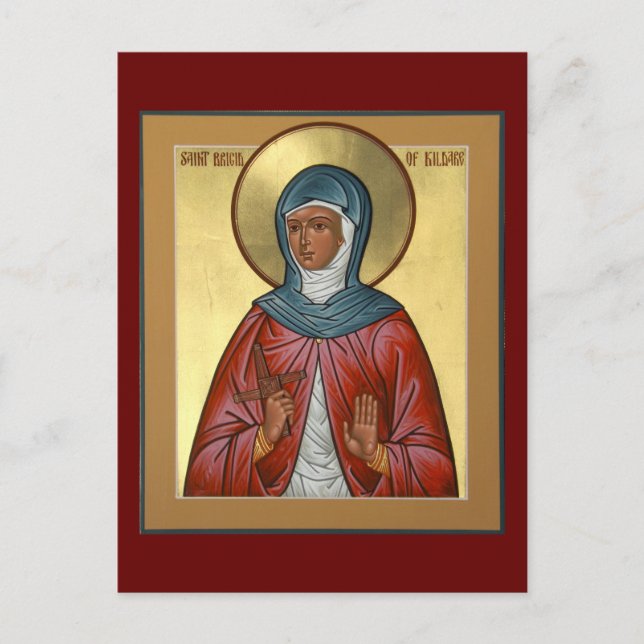 Carte de prière Saint Brigid de Kildare (Devant)