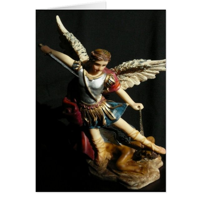 Carte de prière Saint Michael Angel (Devant)