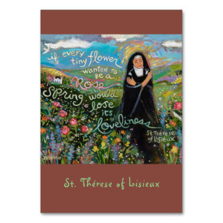 Carte de prière Saint-Thérèse de Lisieux