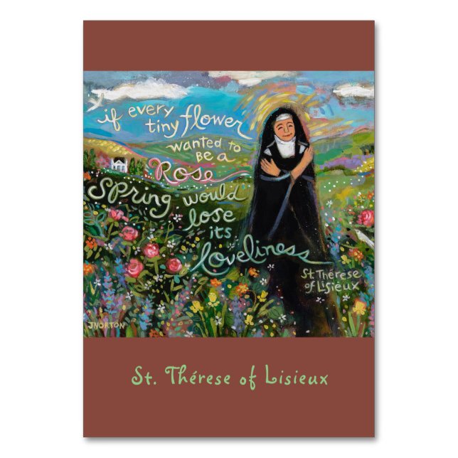 Carte de prière Saint-Thérèse de Lisieux (Par défaut)