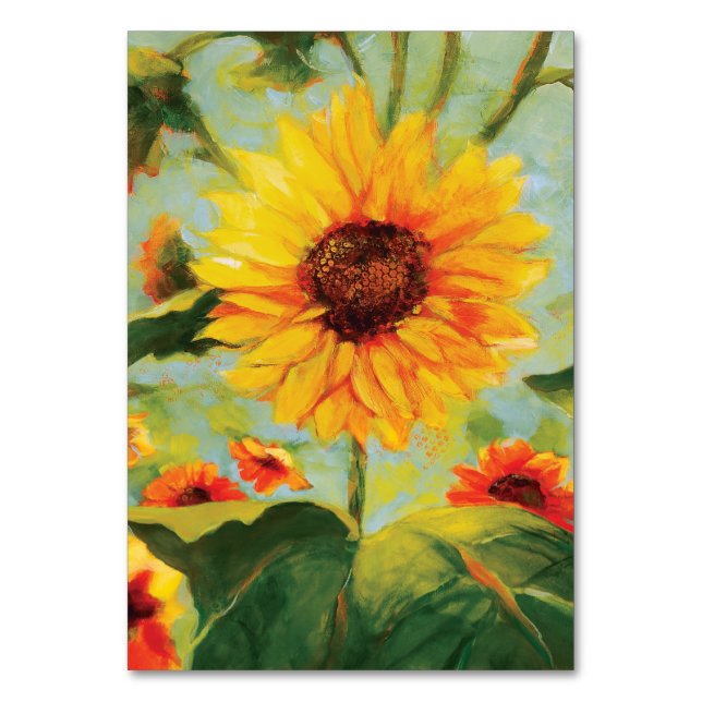 Carte de prière Serenity avec design de tournesol  (Par défaut)