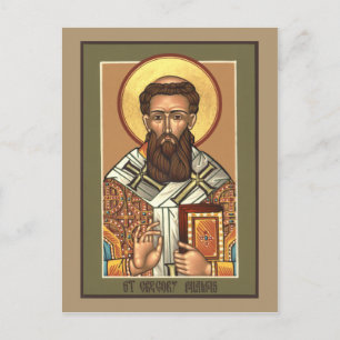 Carte de prière St. Gregory Palamas