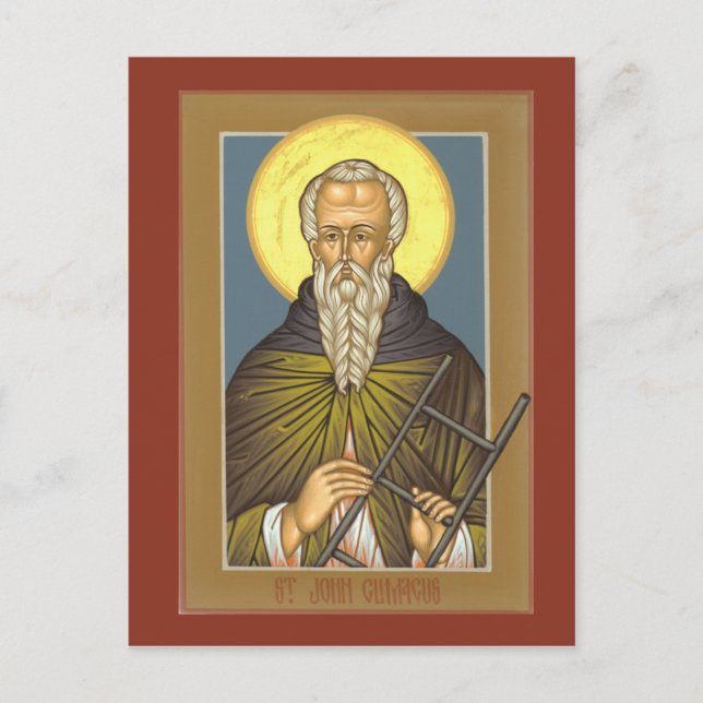 Carte de prière St. John Climacus (Devant)