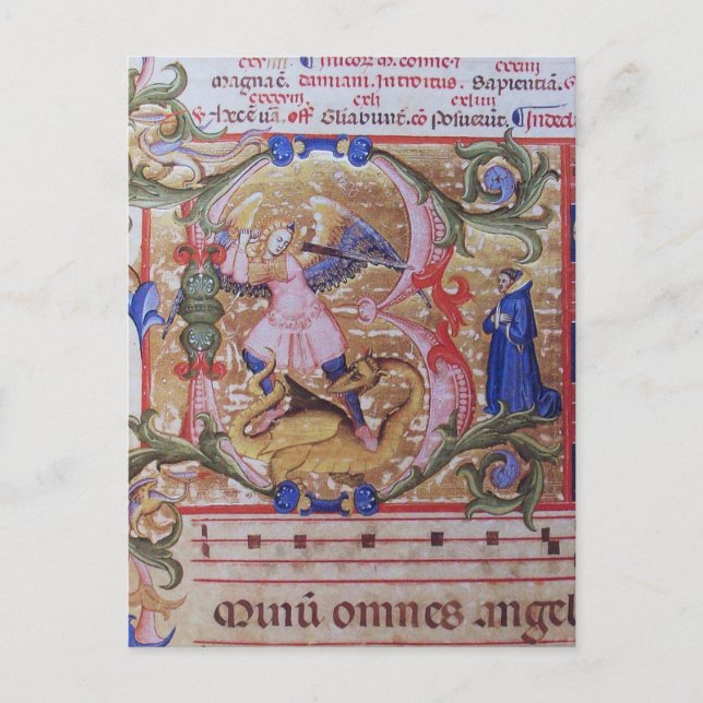Carte de prière St. Michael l'Archange (Devant)