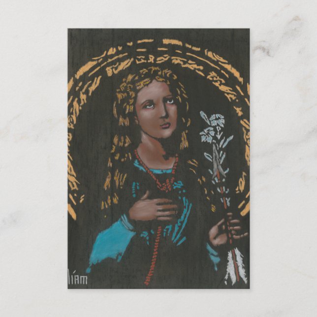 Carte de prière St Philomena (Devant)