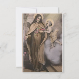 Carte de prière St Therese 5 Jours Novena