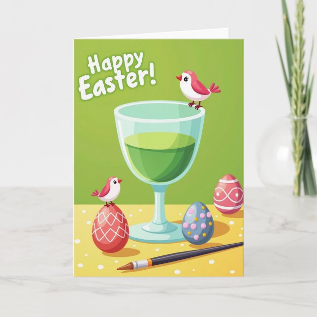 Carte de printemps joyeuse (Devant)