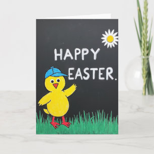 Carte de printemps joyeuse pour jeune oiseau