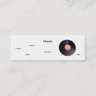 Carte de profil A&R