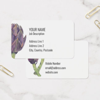 Carte de profil Artichot pourpre