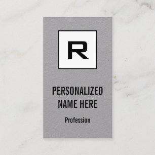 Carte de profil Business Manager propre, simple et