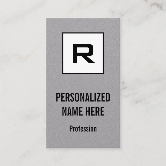 Carte de profil Business Manager propre, simple et (Devant)