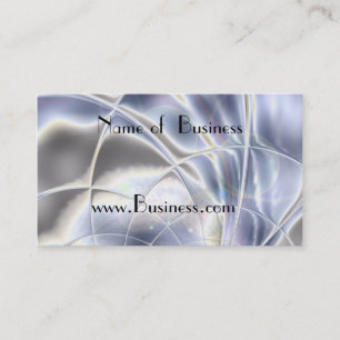 Carte de profil Business Silver Foil Pearl