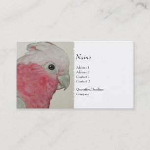 Carte de profil - cacatoès