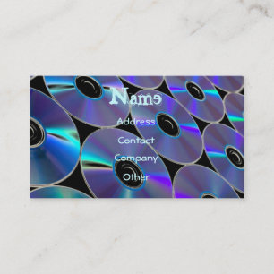 Carte de profil CD DJ - personnalisable
