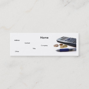 Carte de profil comptable I