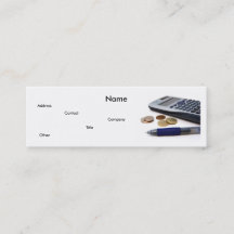Carte de profil comptable I