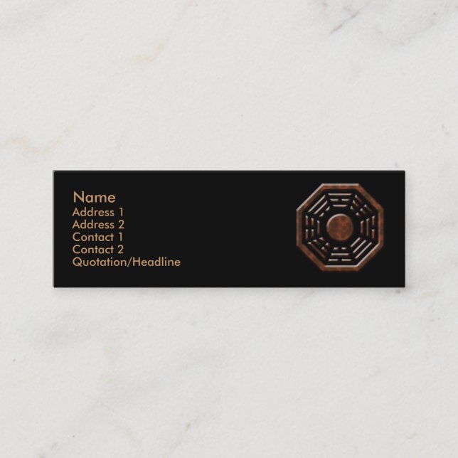 Carte de profil de Bagua (Devant)