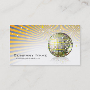 Carte de profil de boule de disco