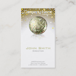 Carte de profil de boule de disco
