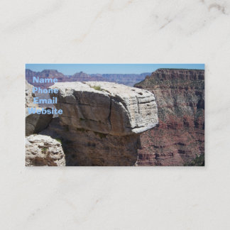 Carte de profil de canyon grand
