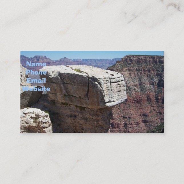 Carte de profil de canyon grand (Devant)