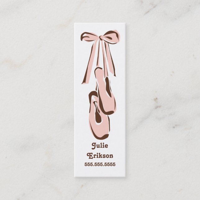 Carte de profil de chaussures de ballet (Devant)
