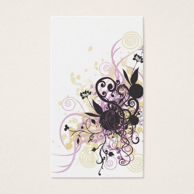 Carte de profil de conception abstraite (Devant)