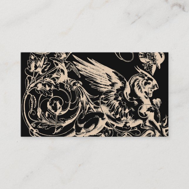 Carte de profil de créature mythologique Griffin (Devant)