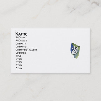 Carte de profil de CYGNE d'AQUARELLE