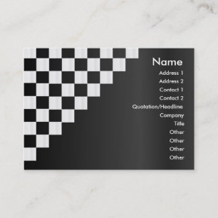 Carte de profil de damier