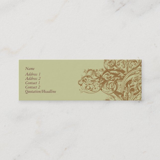 Carte de profil de Flourish (Devant)