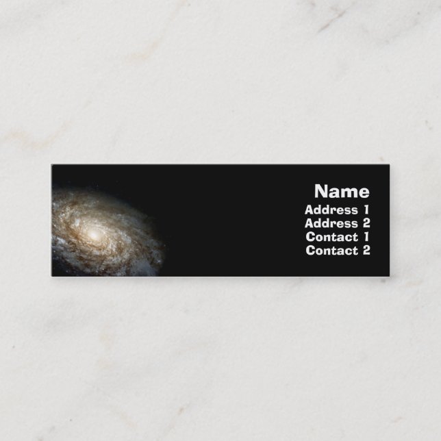 Carte de profil de galaxie (Devant)