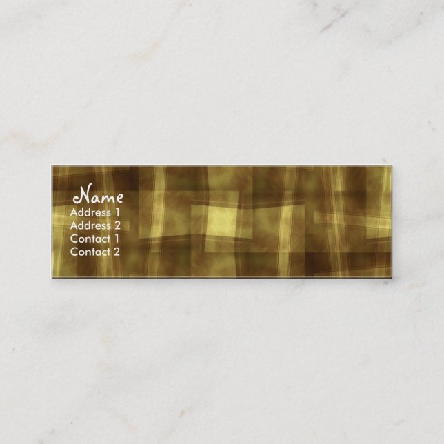 Carte de profil de GOLDY-ABSTRACT (Devant)