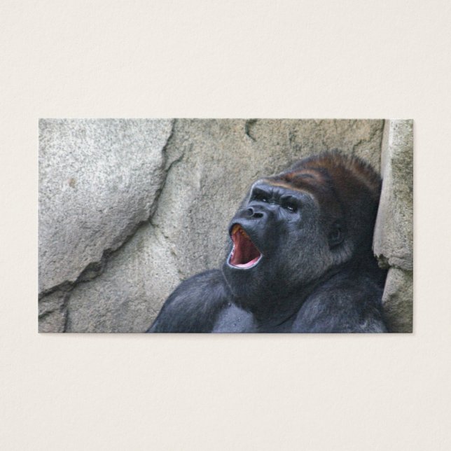 Carte de profil de gorille (Devant)