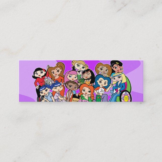 Carte de profil de groupe de Girlz de zodiaque (Devant)