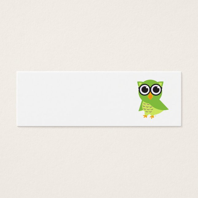 Carte de profil de hibou (Devant)