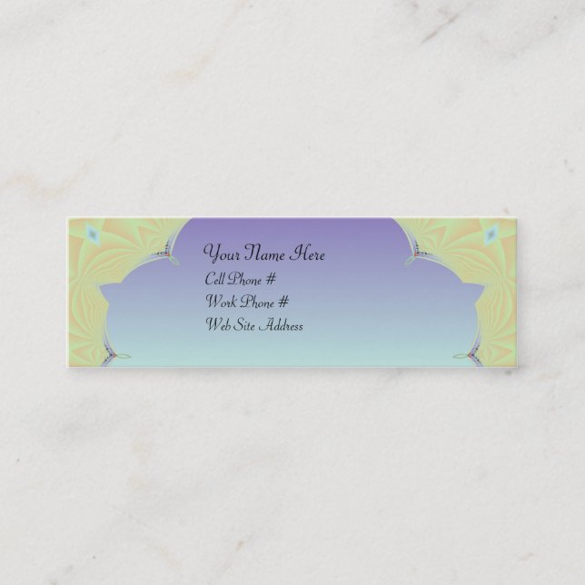 Carte de profil de la fractale 00001 (Devant)