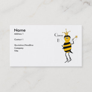 Carte de profil de la Reine B