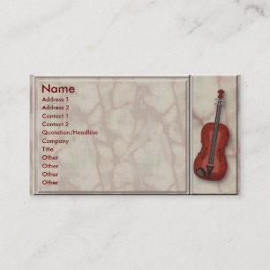 Carte de profil de musique classique